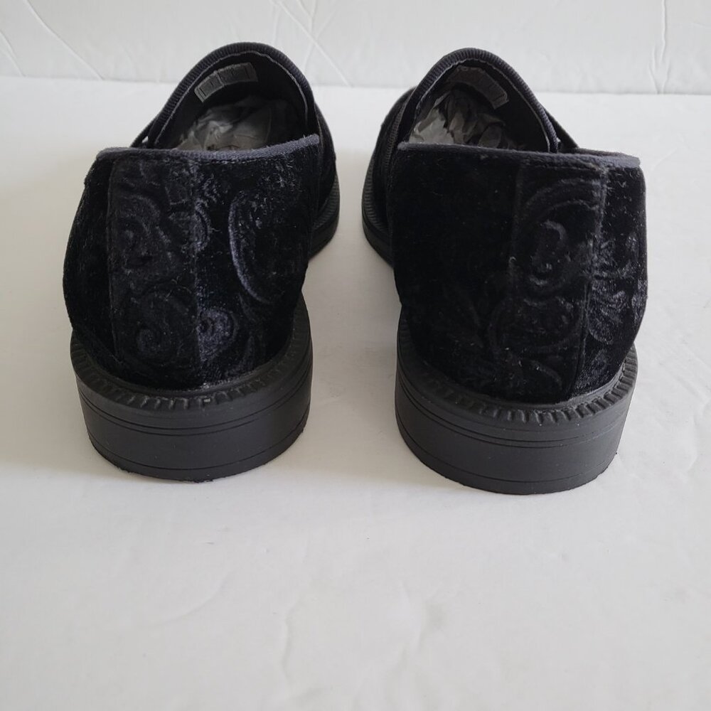 Bruno Marc Dress Shoes Velvet Loafers Mens Size 6.5 Slip On Black - Picture 8 of 15
